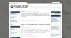 Desktop Screenshot of biologicagfood.com.au
